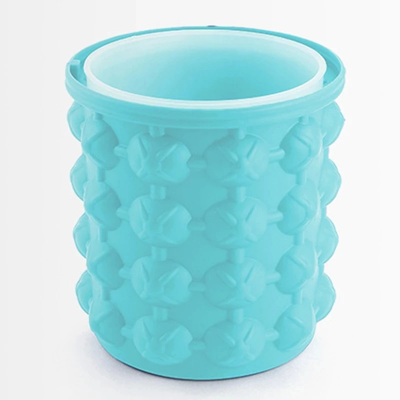 

Silicone Ice Bucket Champagne Whisky Beer Ice Cube Maker Portable Bucket Wine Ice Cooler Beer Kitchen Tools Kitchen Accessorie