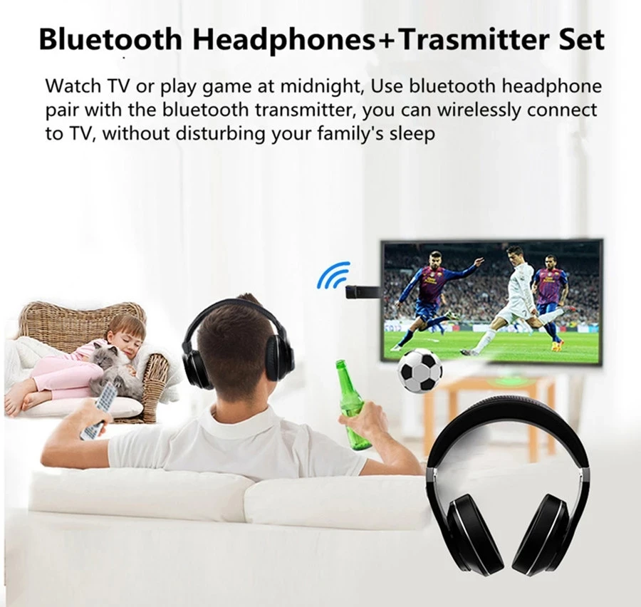 Беспроводные наушники + USB Bluetooth 5 0 аудиопередатчик Aptx LL с низкой задержкой