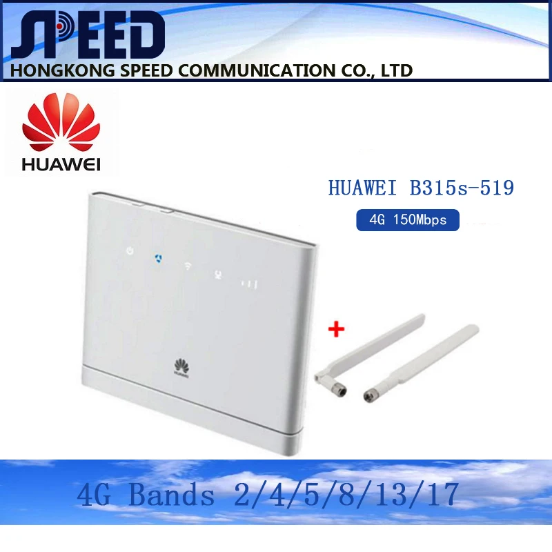 Wi Fi роутер HUAWEI B315s 519 CPE 150 Мбит/с 4G LTE FDD совместим с США Канадой и Чили|3G/4G роутеры| |