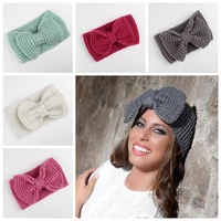 adult fashion winter headband set knit crochet headband crochet elastic headwear birthday gifts clothing accessories for woman