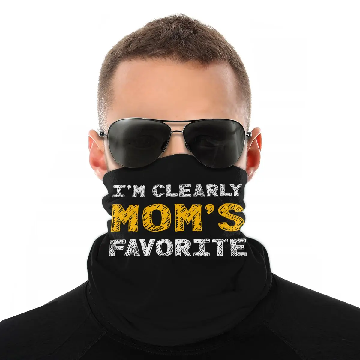 Любимая мамина Классический Забавный волшебный шарф маска для лица модные гетры