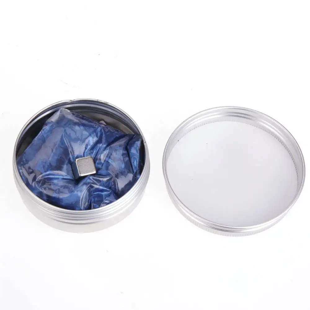 Blue DIY ручное моделирование, глиняная шпатлевка, магнитный слизи, пластилин для детей, игрушки для детей, пушистая резиновая глиняная глина, инструменты для моделирования, обучающая игрушка - Цвет: Blue