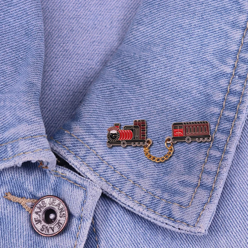 Волшебный мир волшебный Экспресс-поезд эмалированный значок колдовство