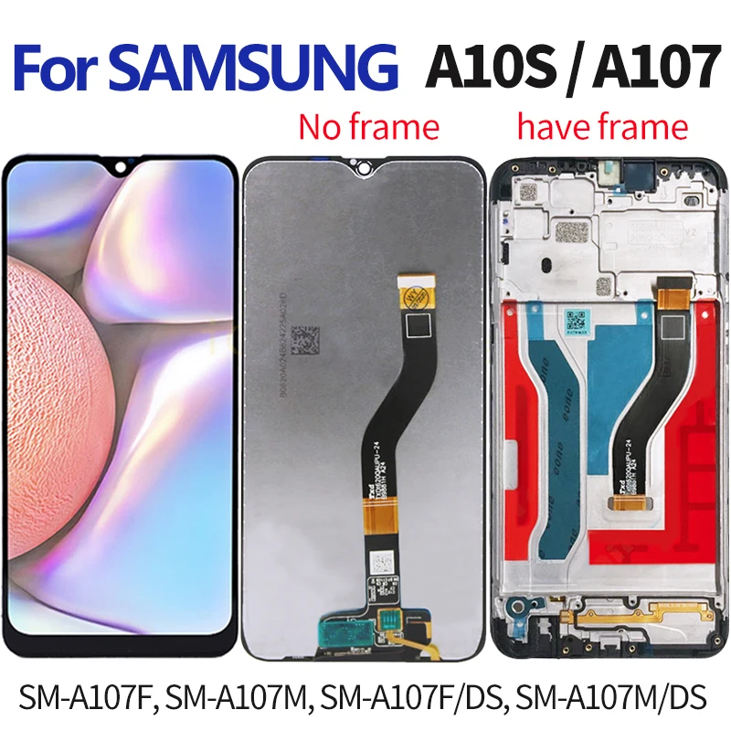 

Для Samsung galaxy A10s A107/DS A107F A107FD A107M дисплей с рамкой для Samsung A10S жк сенсорный экран дигитайзер