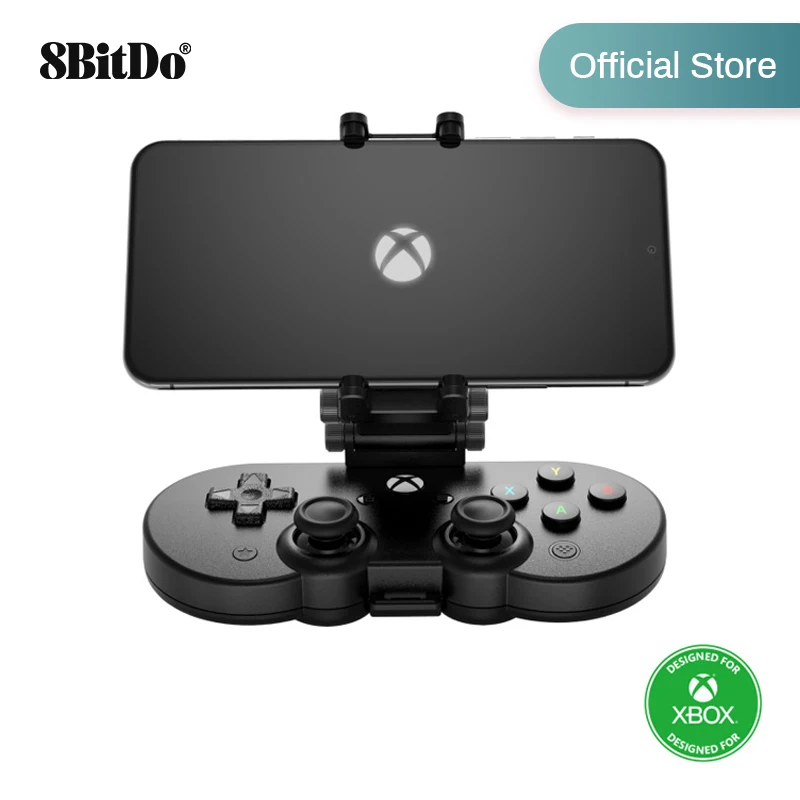 8BitDo SN30 Pro for Xbox cloud gaming on Android includes clip - Android