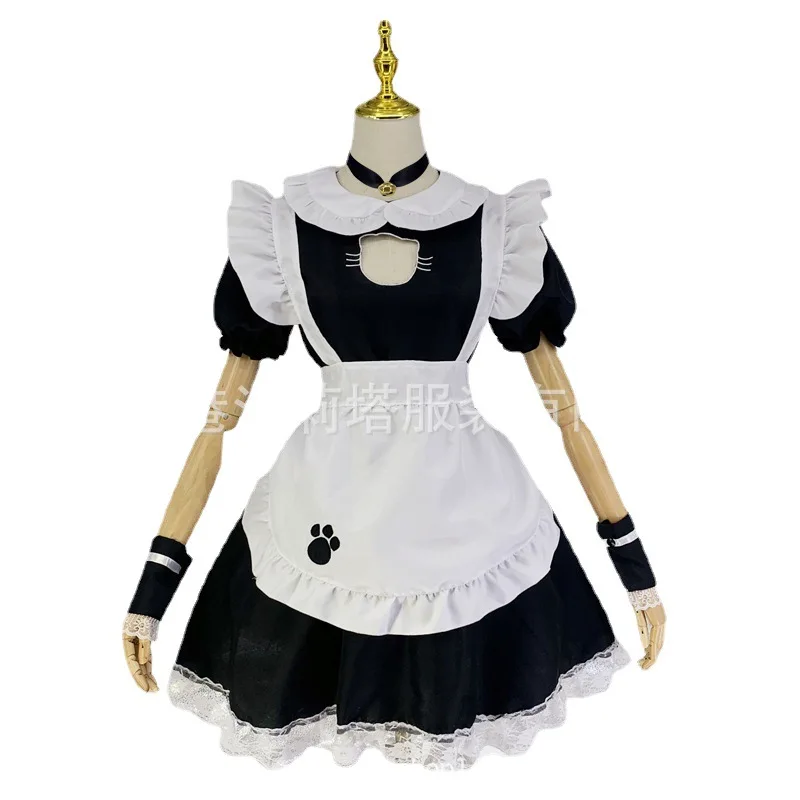 

Cat Breast Opening Maid Dress Lolita Maiden Sexy Lolita Cartoon Cute Japanese Soft Dress Maid Costume Role Play Anime Clothes