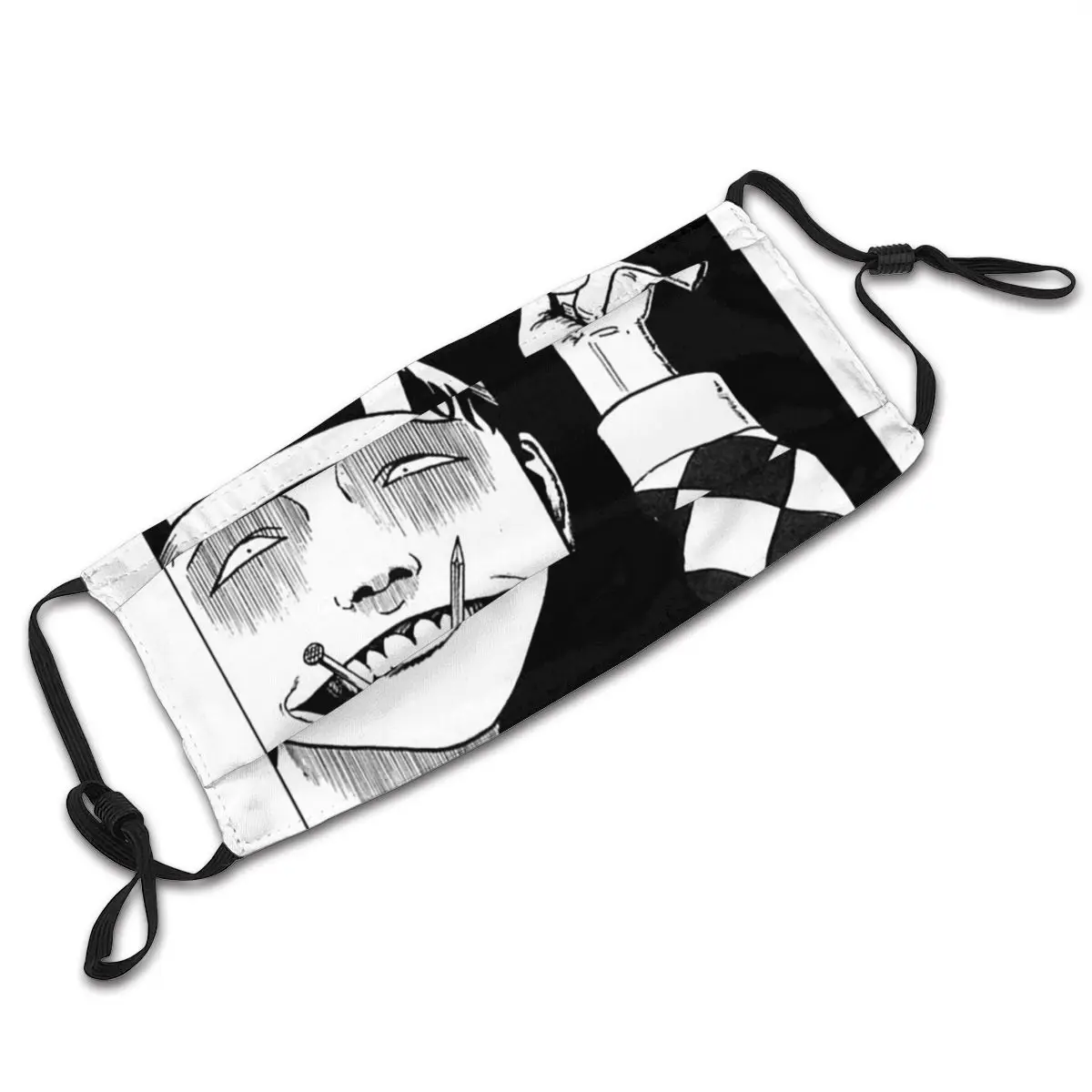 

Junji Ito Unisex Non-Disposable Mouth Face Mask Dustproof Protection Cover Respirator Muffle Mask with Filters