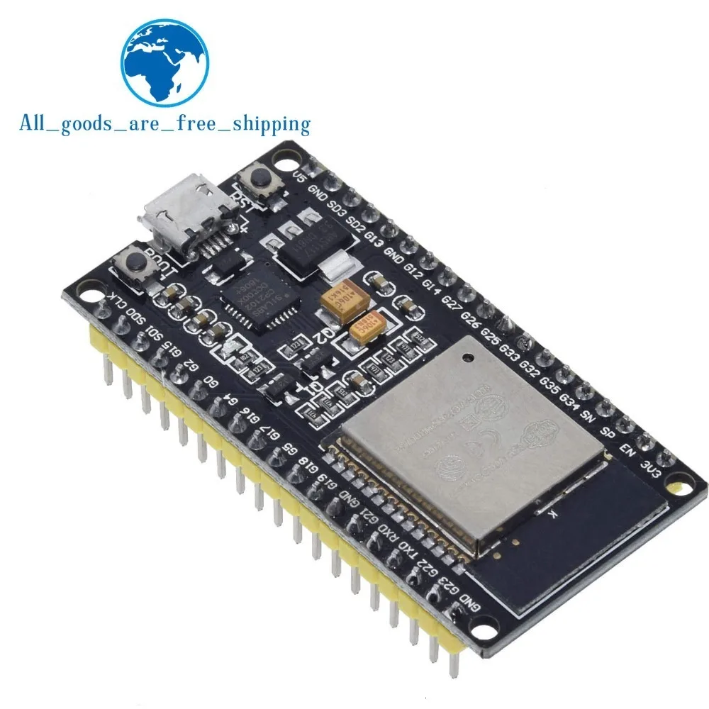ESP32 ESP-32 ESP32S ESP-32S CP2102 беспроводной WiFi Bluetooth макетная плата Micro USB двухъядерный усилитель мощности фильтрующий модуль