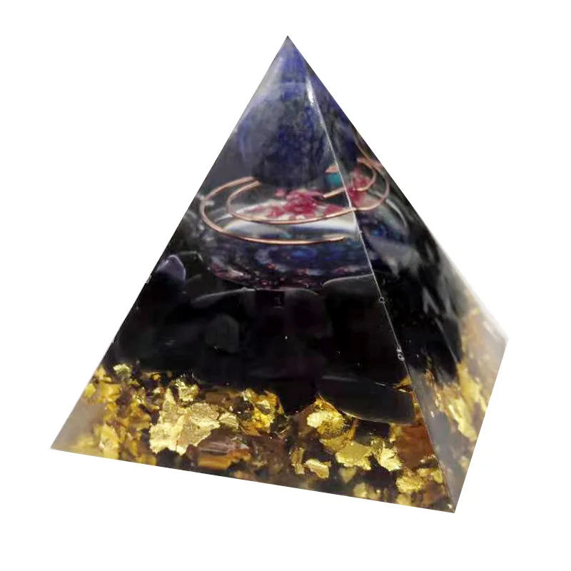 

Aura Master Ogang Ogan 3D Rune Obsidian Energy Pyramid Feng Shui Decoration