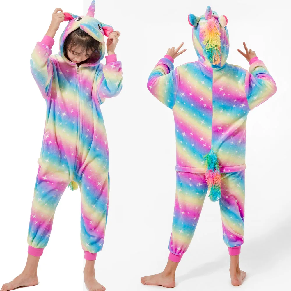 Новая Фланелевая пижама с котом для девочек детская толстовка капюшоном и