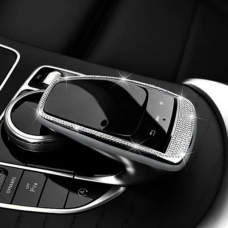 Яркий кристаллический интерьерный чехол-эмблема для Mercedes Benz E300L C200L C180L E C Class GLC W205