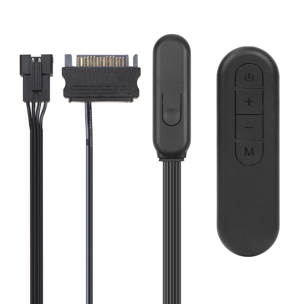 

Кулер для ПК с RGB-подсветкой, 5 В, 3/12 В, 4 контакта