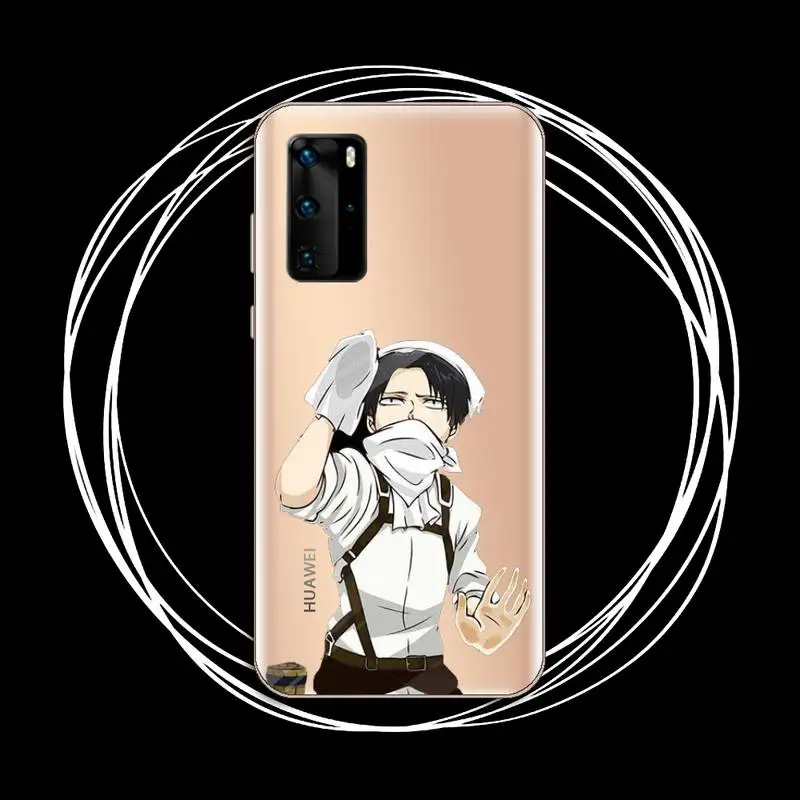 

Anime Attack on Titan Phone Case Transparent for Huawei P20 P30 P40 honor 8 10i P smart 2019 Samsung A71 A21S S10 20 plus