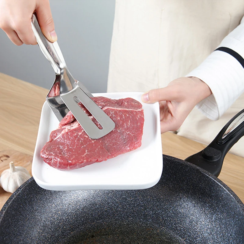 Клипса из нержавеющей стали для приготовления пищи щипцы барбекю стейк зажим