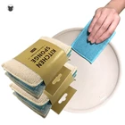 Губка для мытья посуды, 10 шт., антимикробная губка для кухни, легко чистить и долговечная, для ванной комнаты