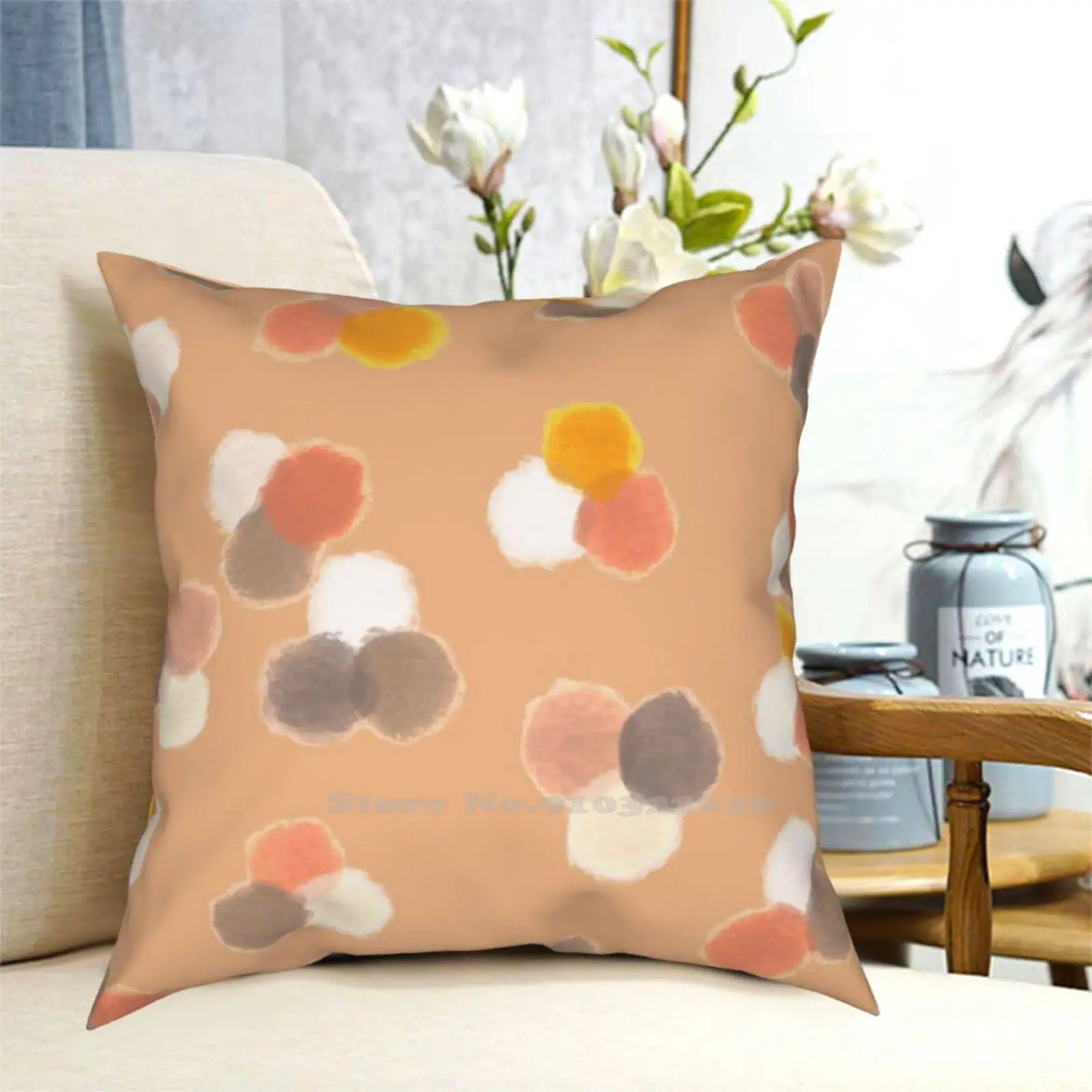 Наволочка для диванной подушки модный наволочка нейтрального цвета с узором