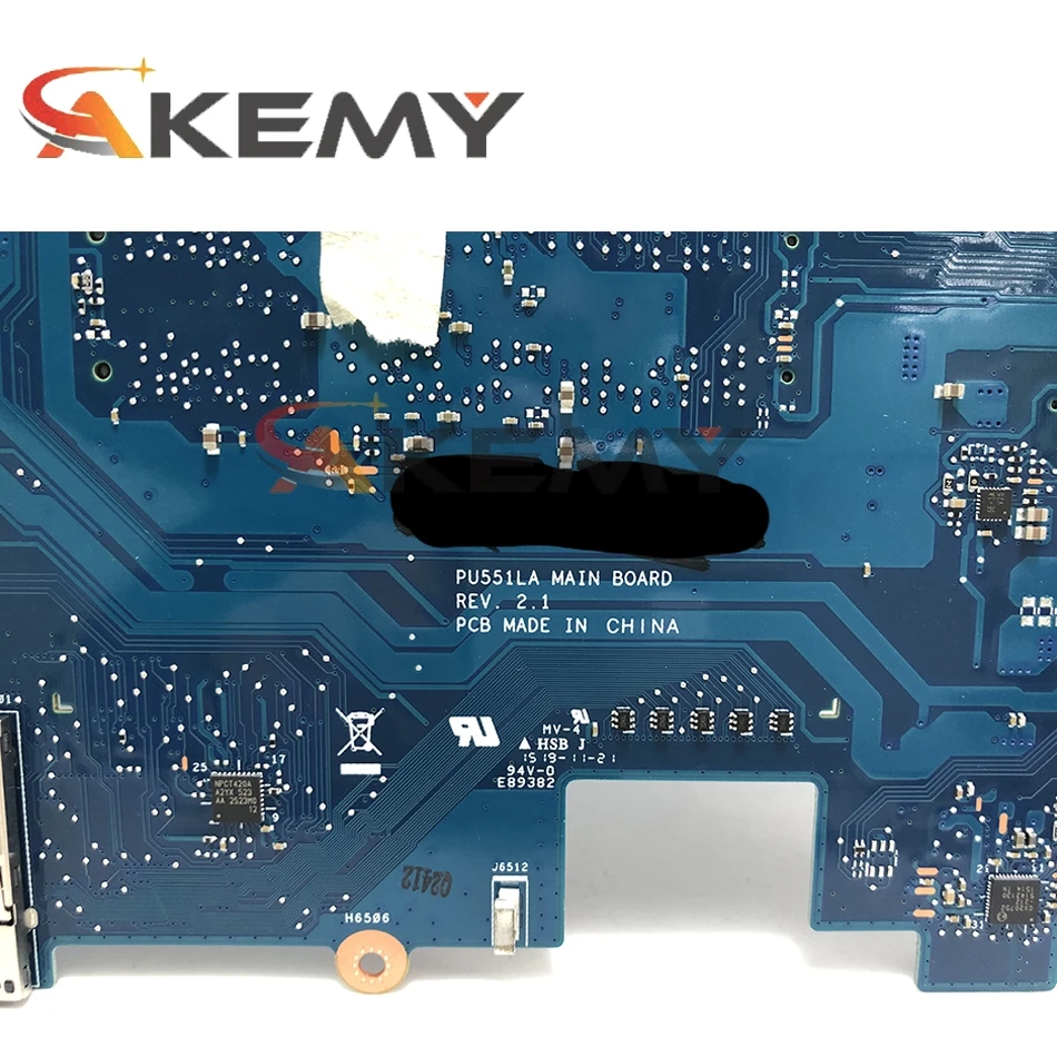 

PU551LA With i5-4200 CPU Mainboard REV 2.0 For ASUS PRO551L PU551L PU551LA Laptop Motherboard DDR4 Tested Well Free Shipping