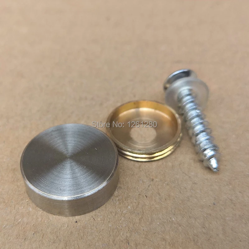 Латунное акриловое зеркало для рекламы 16 мм фиксированный винт бытовая