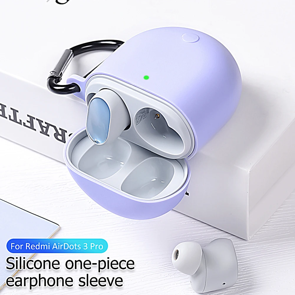 Силиконовый чехол для наушников Xiaomi Redmi AirDots 3 Pro противоударный полный защитный Air