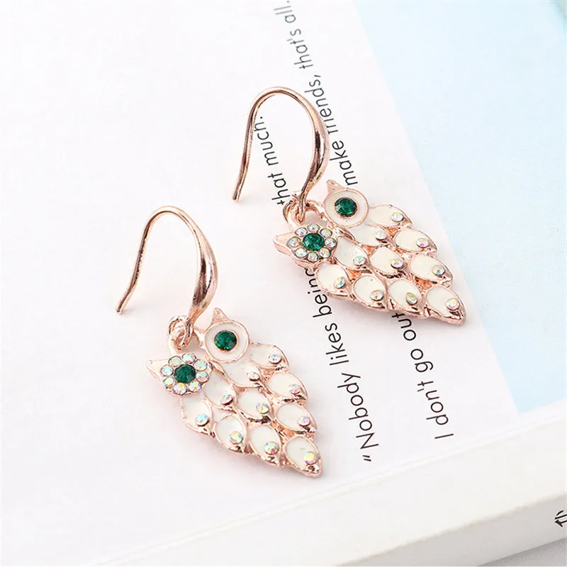 Hot dropping Special jewelry explosions retro drip owl necklace earrings set woman girl animal G0912 | Украшения и аксессуары