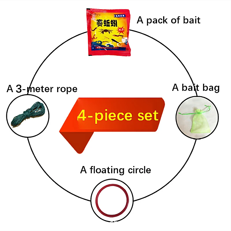 Сетка для рыболовной сети/снасти/клетки складной Ловца раков кастинговое