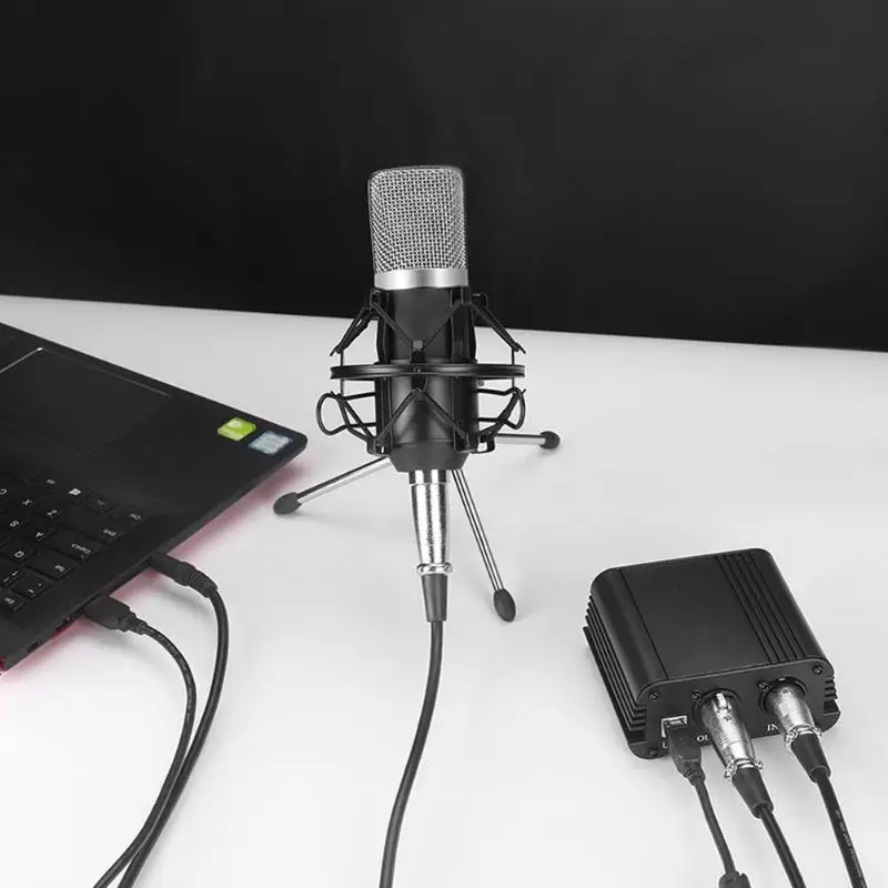 48V USB Phantom Питание микрофонный кабель адаптер XLR аудио для мини микрофон