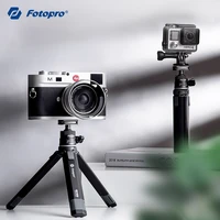 fotopro foldable mini tripod mount for microphone led light tripod for iphone 13 sony dslr camera accessories sy 390mp 1hx