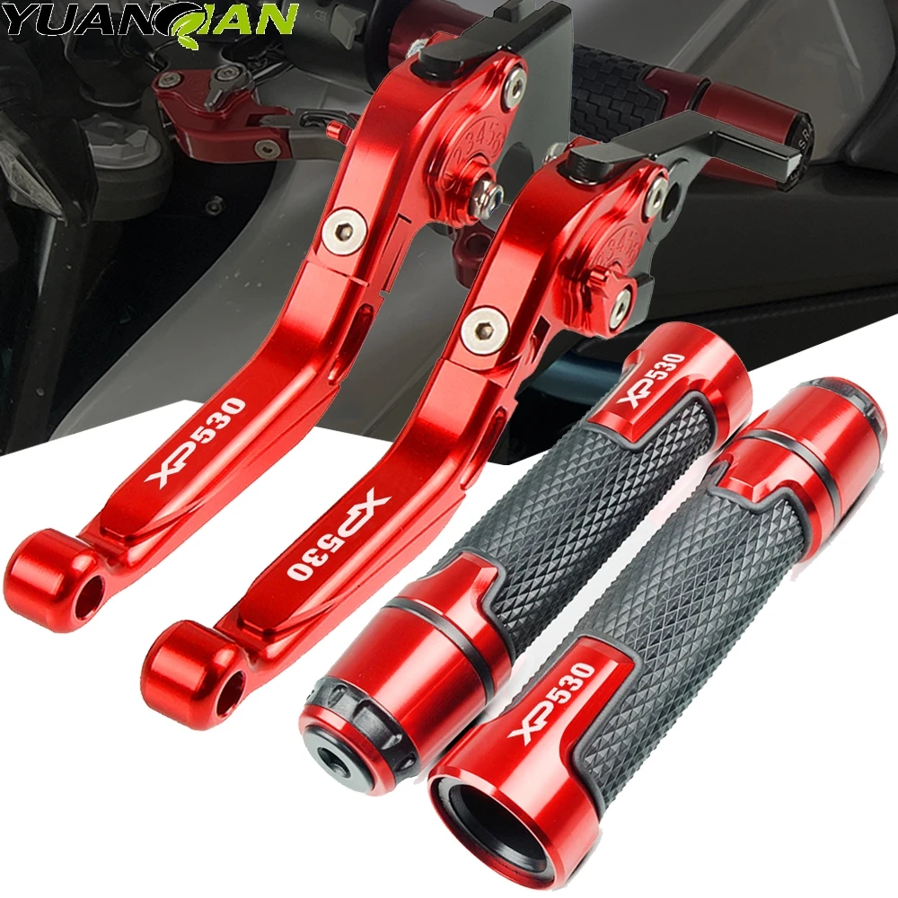 

For Yamaha XP530 XP 530 2012 2013 2014 2015 2016 Motorcycle Accessories CNC Brake Clutch Levers Handlebar Grip Handle Hand Grips