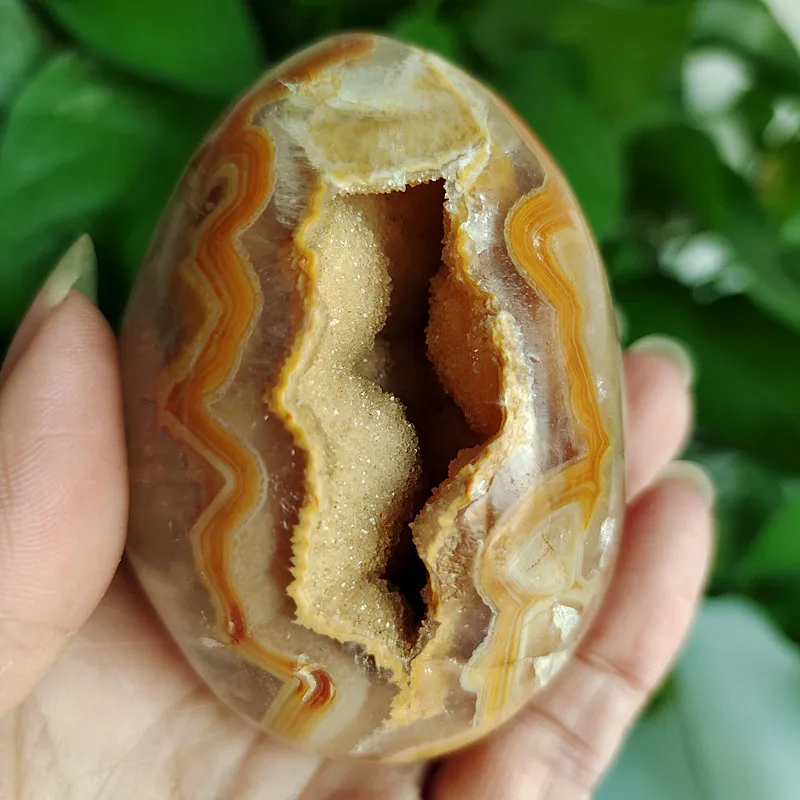 Натуральный камень агат геодезический Кристалл кластер красивый домашний