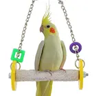 Кренок птицы, качающийся Перч, гвозди, клюв, шлифовальный карандаш, клетка для попугая, жевательная игрушка