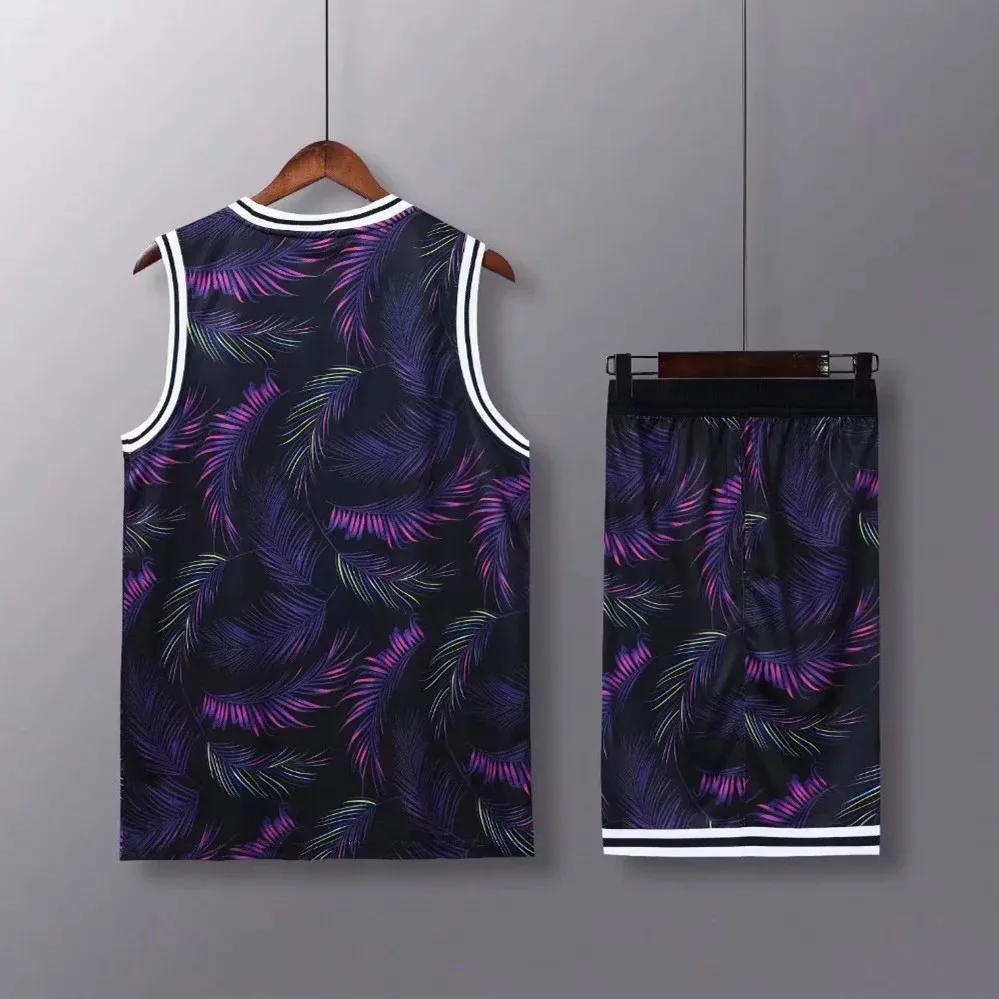 2019 персонализированный комплект баскетбольных футболок для взрослых мужчин