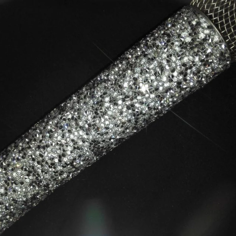 Для певицы DJ танцор Flash Стразы крышка микрофона золото бриллиант концерт певица