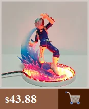 My Hero Academy Figure Todoroki Shoto Боевая сцена светодиодный светильник фигурка героя Boku No Hero Academy Shouto Todoroki ПВХ Модель игрушки