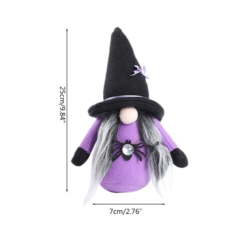 

Гном на Хэллоуин, ведьма ручной работы, томте ниссе, Шведский эльф, карликовый домашний фермерский декор, кухонная полка, многоярусный подно...