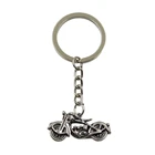 Брелок для ключей мужской, серебристый, металлический
