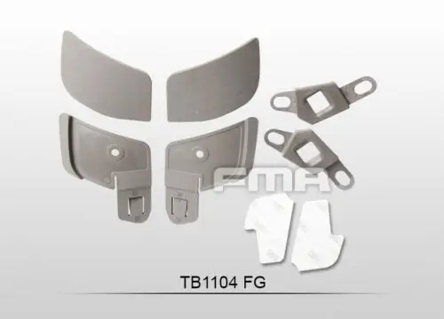 FMA TB1104 охотничья тактическая боковая крышка наушники защита для CP шлема | Спорт и