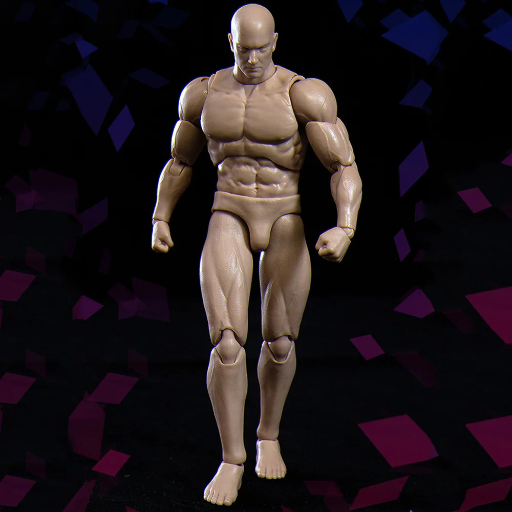 

In Stock BMS 1:12 VSD003 Bronze Complexion Strong Muscular Body 6" Inch Male Action Figure Body Item for Fans Holiday Gifts