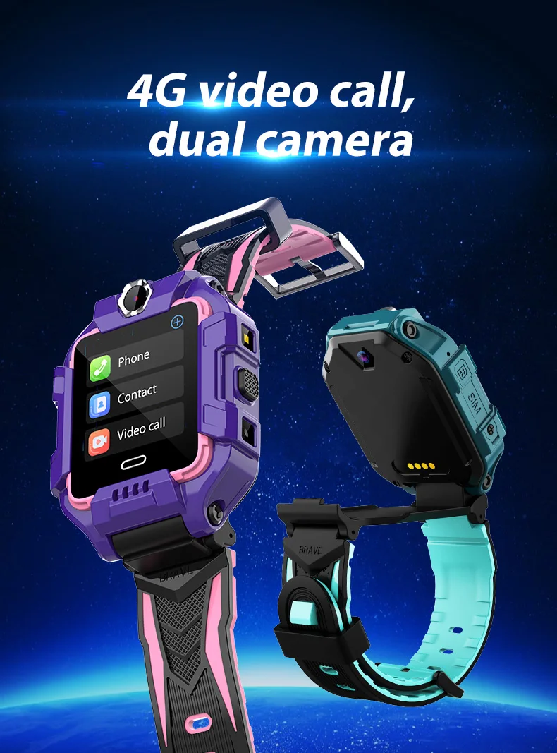 LEMFO Y99 Smart Watch Kids 4G Dual Camera GPS 680mAh Battery Capacity Wifi HD Video Call Children Smartwatch for Android IOS | Электроника