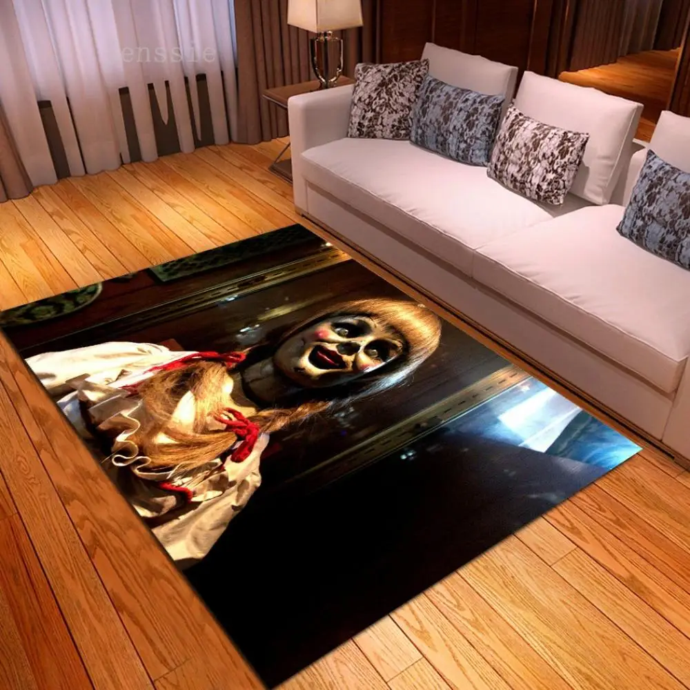 

Horror Movie Child's Play 3D Printed Living Room Rug Entrance Carpet Floor Adult's Bedroom Doormat Non-slip Bathroom Mat