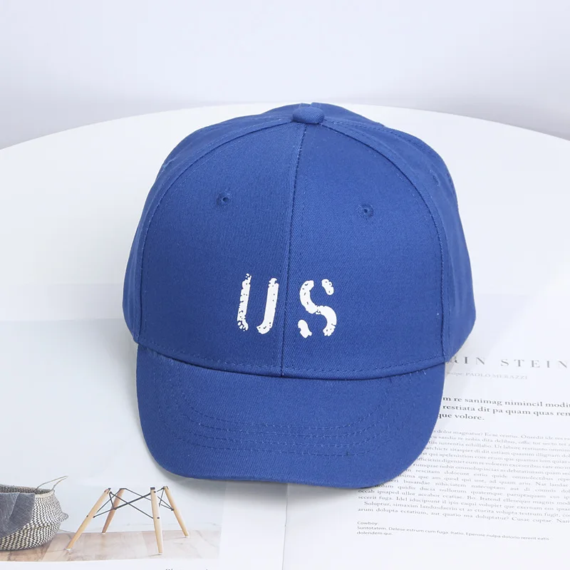 

Letter US embroidery cotton Baseball Cap Adjustable Snapback cap for men and women 282