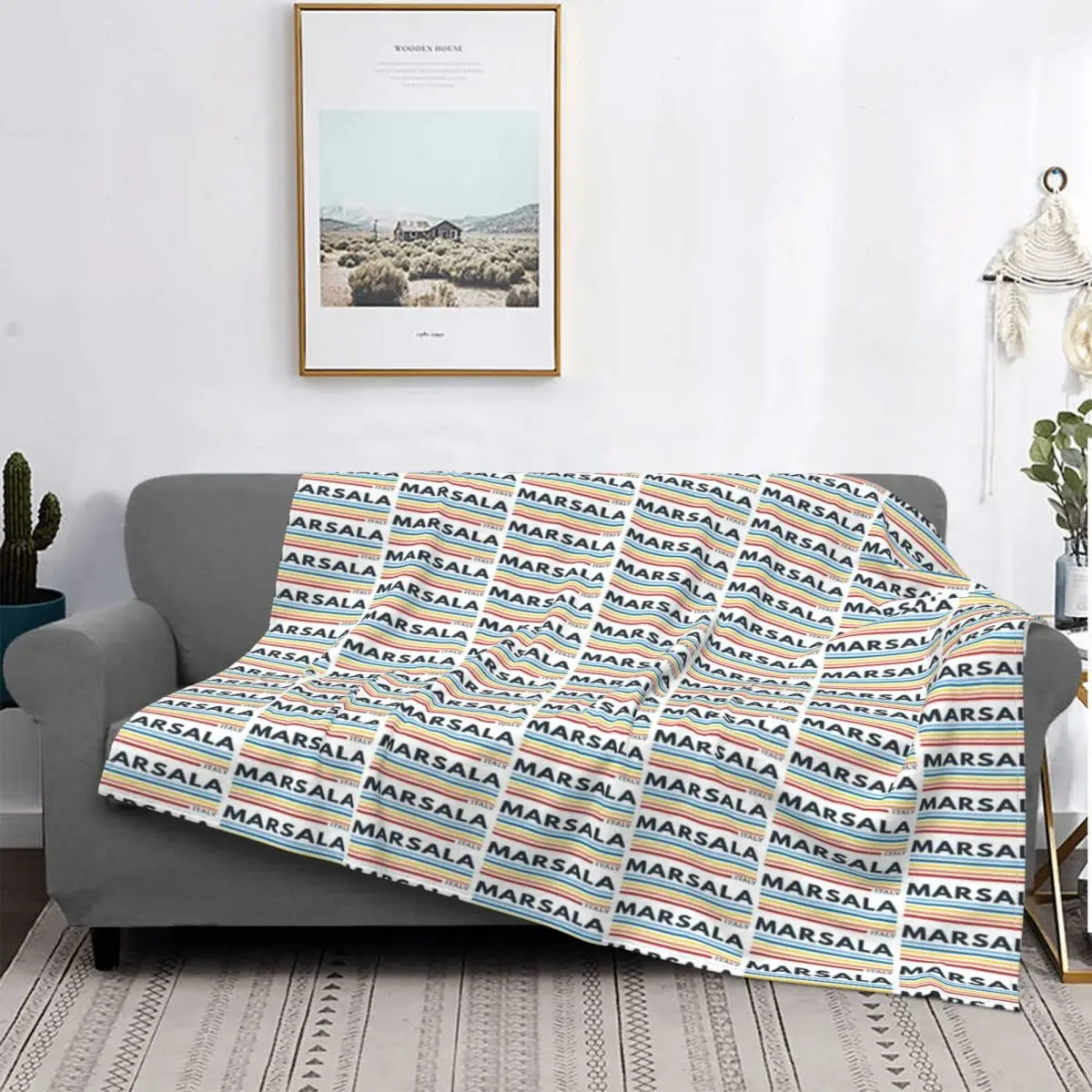 

Manta de Marsala de Italia, a cuadros para cama colcha, Edredon para sofda, manta Thermal MICA, colcha, 220x240