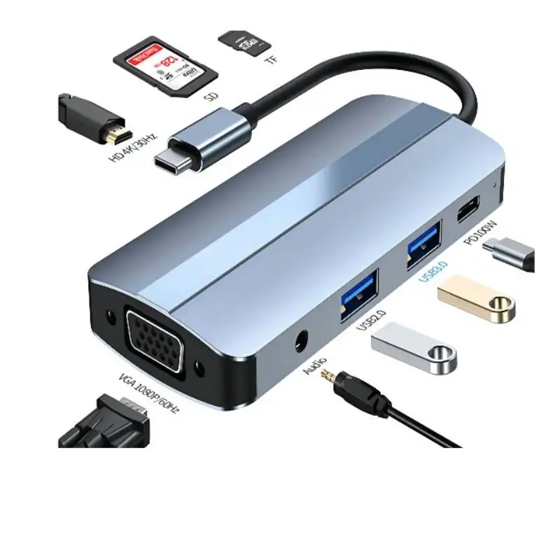 Док-станция с портами USB Type-C 11/8/7/6/5 4 в 1 |