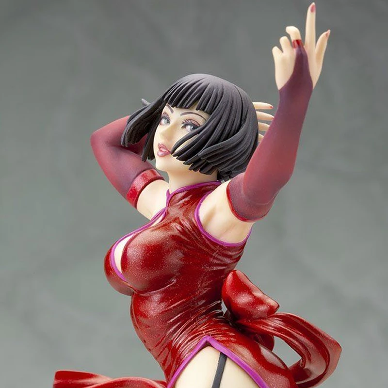 1/7 Tekken Анна Уильямс Чонсам черные шелковые чулки Ver неокрашенные GK фигурки