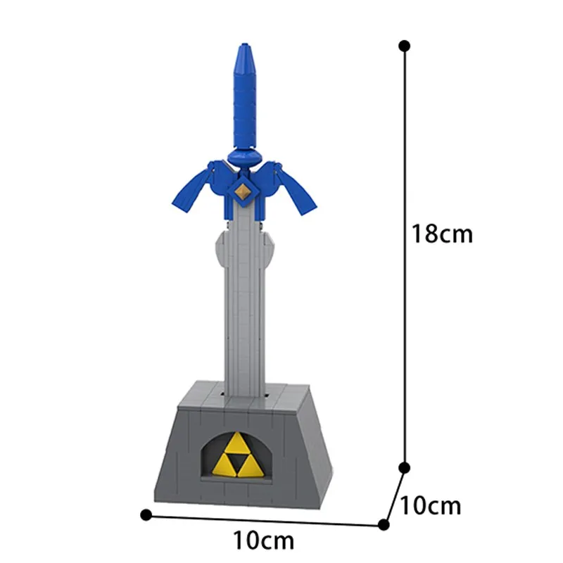 Buildmoc Idea игра Nintendoed фигурки зельдаин оружие из темных звеньев мастер меч