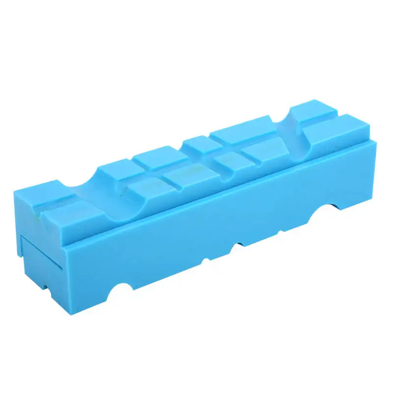 2pcs Multi-Groove Magnetic Soft TPU Bench Vise Vice Jaw Pad Accessories Bench Vise Magnetic Pad Woodworking