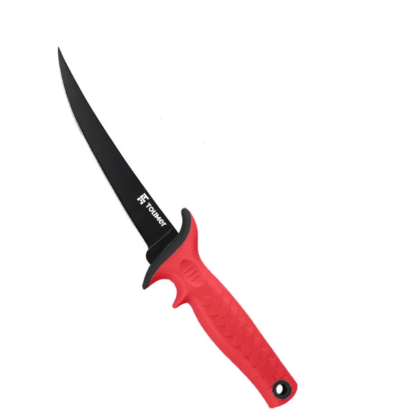 Острый нож для рыбы из нержавеющей стали резки филе и соскабливания рыбной чешуи