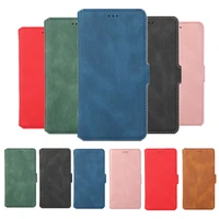 fashion solid color wallet cases for huawei p40 p30 p20 lite mate 30 20 pro flip pu leather protective card slots phone cover