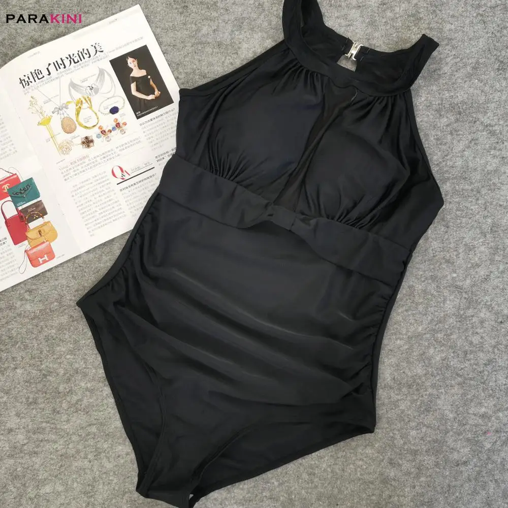 PARAKINI, новинка, пуш-ап, трикини, монокини, цельные костюмы размера плюс, купальники, Цельный купальник, 1 шт., женские купальники, 2XL