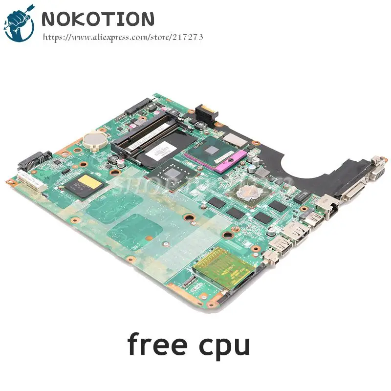 

NOKOTION 516293-001 516294-001 For HP Pavilion DV7 DV7-2000 Laptop Motherboard PM45 DDR2 HD4650 1G GPU free cpu
