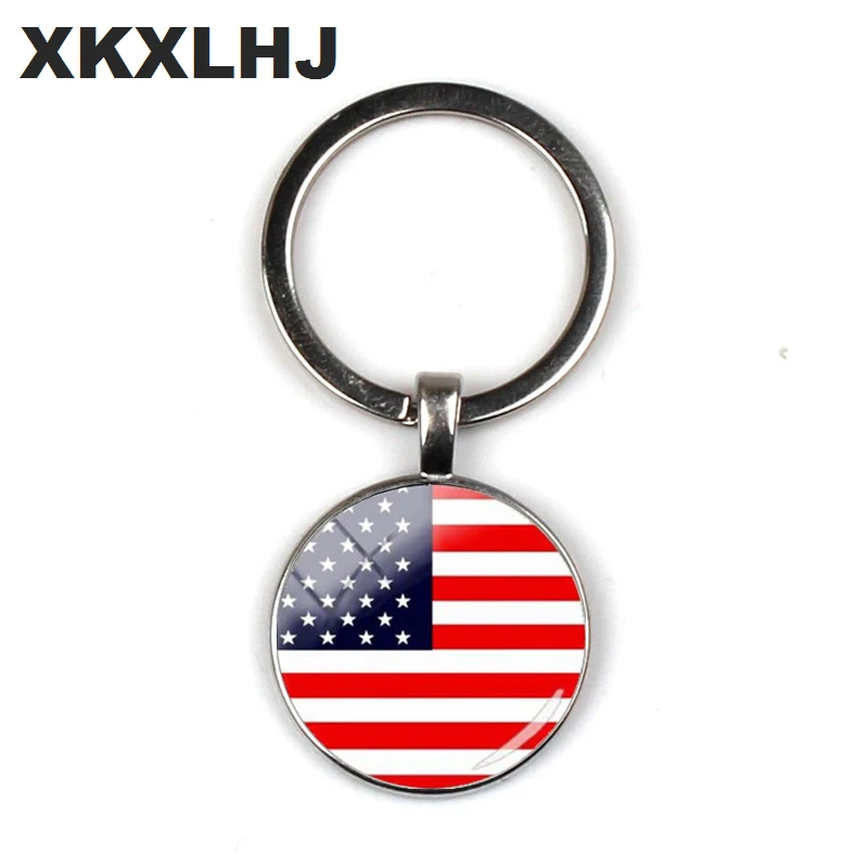 XKXLHJ 2018 модные брелоки с американским флагом США для женской сумки флаг Суринама